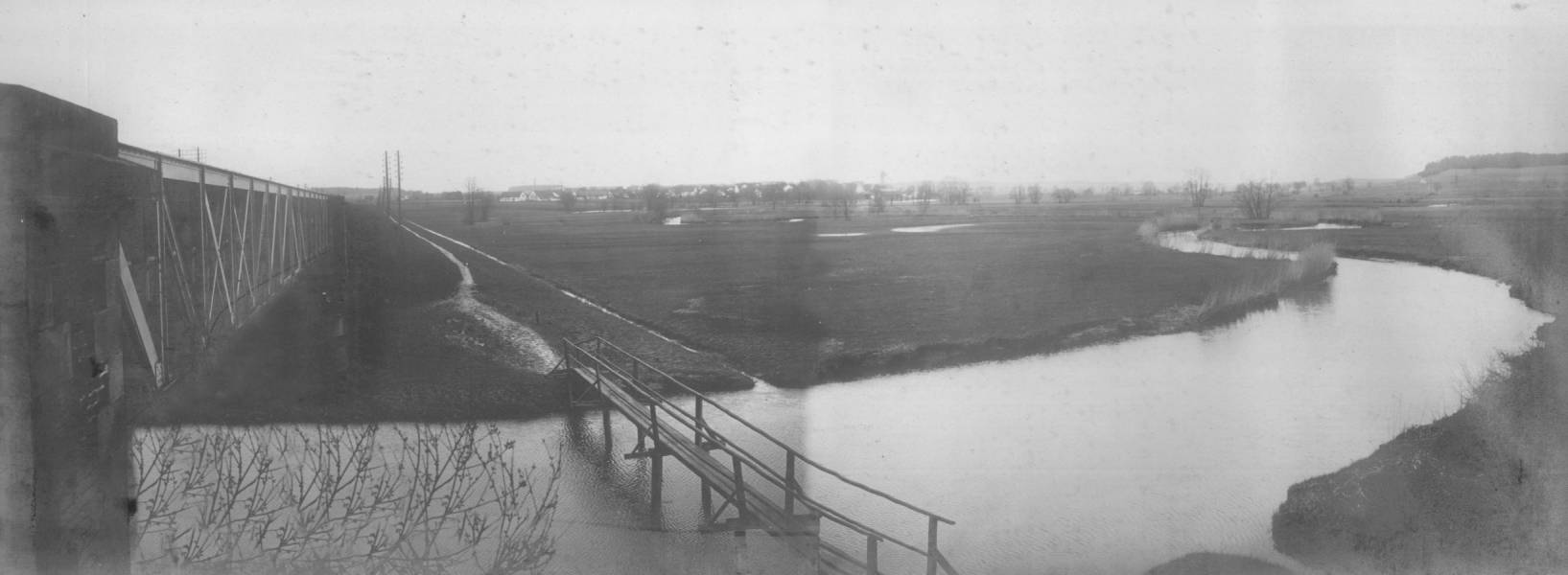 Alte Glonn von der Eisenbahnbrücke bis Petershausen