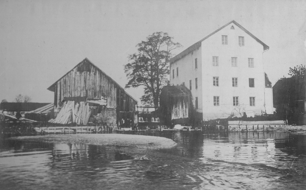 Die Reckmühle vor der Regulierung