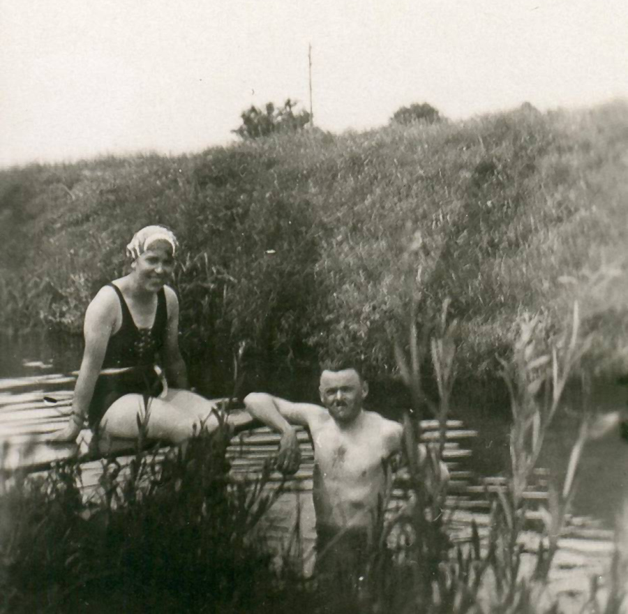 Badevergnügen in Odelzhausen um 1930