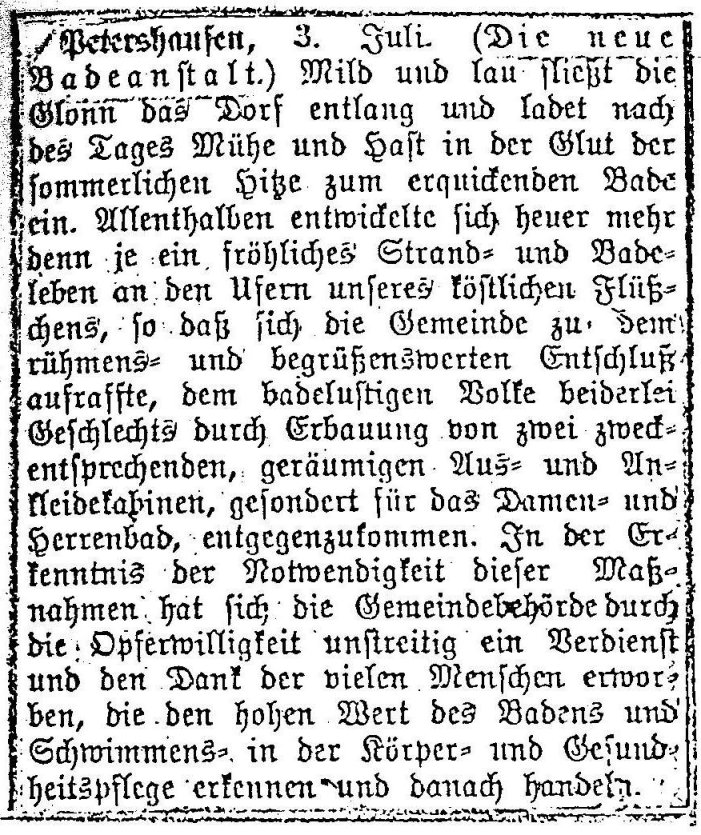 Aus dem Amperboten, Roman Niedermeier 1932