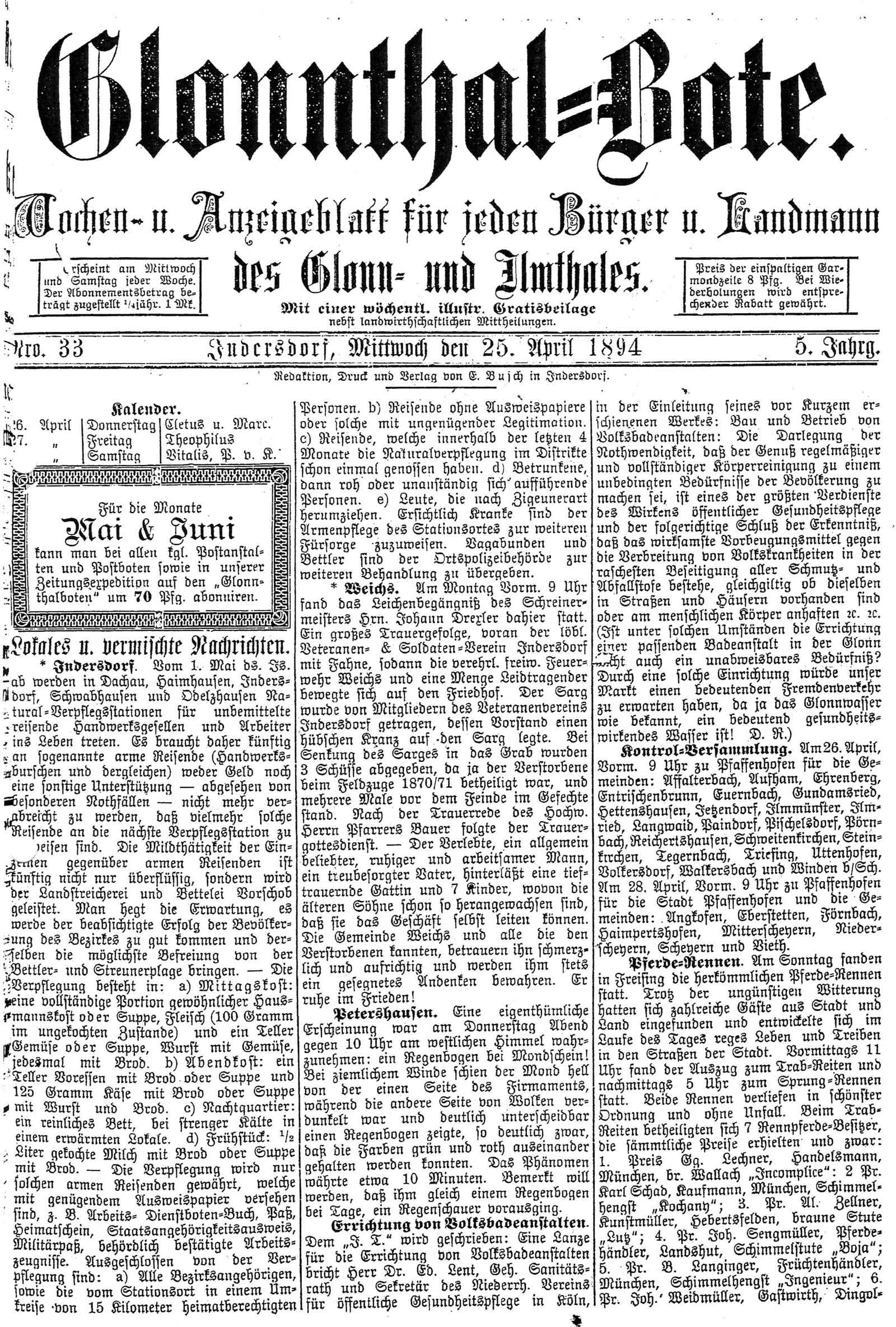 Volksbadeanstalten Glonnwasser